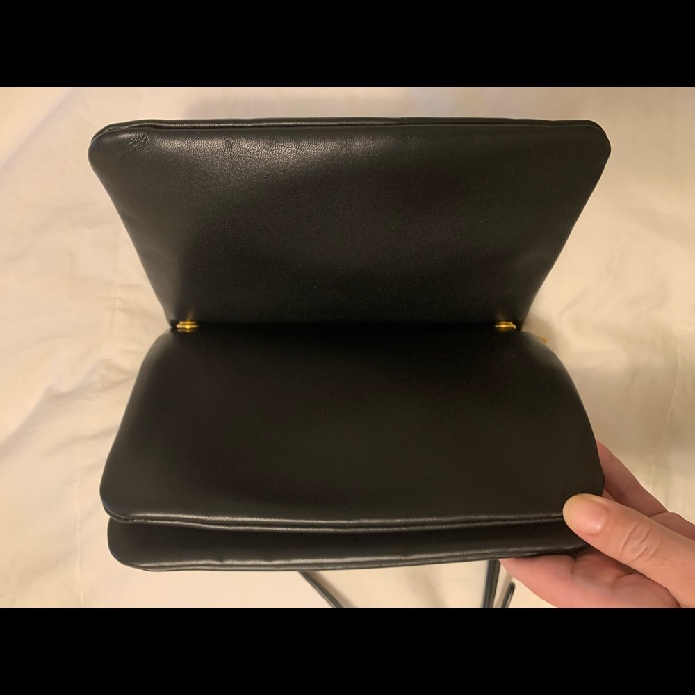 Authentic Celine Trio Lambskin Leather Designer Crossbody Bag in Black - Picture 7 of 16